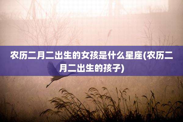 农历二月二出生的女孩是什么星座(农历二月二出生的孩子)