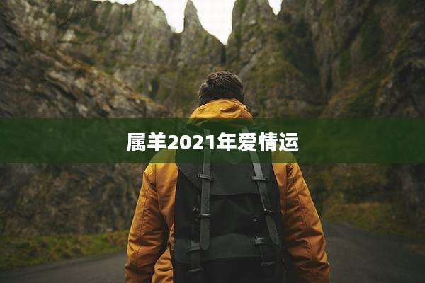 属羊2021年爱情运
