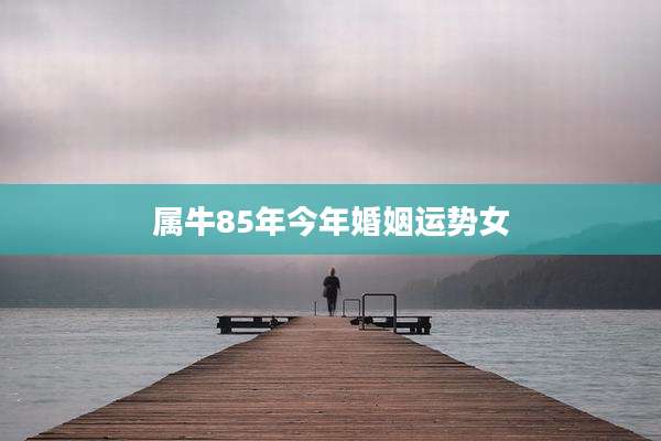 属牛85年今年婚姻运势女