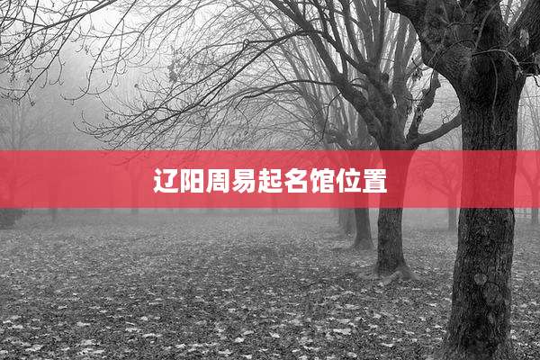 辽阳周易起名馆位置