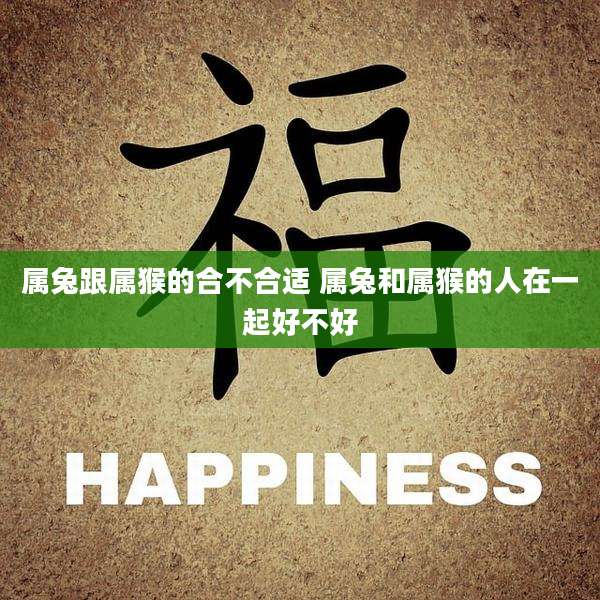 属兔跟属猴的合不合适 属兔和属猴的人在一起好不好