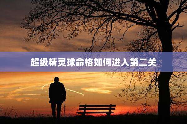 超级精灵球命格如何进入第二关