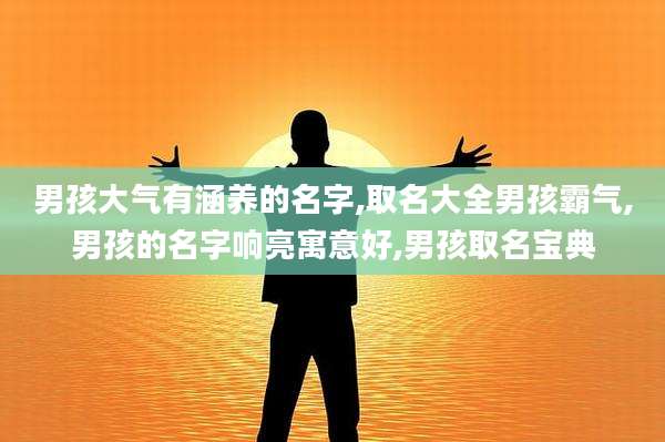 男孩大气有涵养的名字,取名大全男孩霸气,男孩的名字响亮寓意好,男孩取名宝典