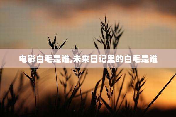 电影白毛是谁,未来日记里的白毛是谁