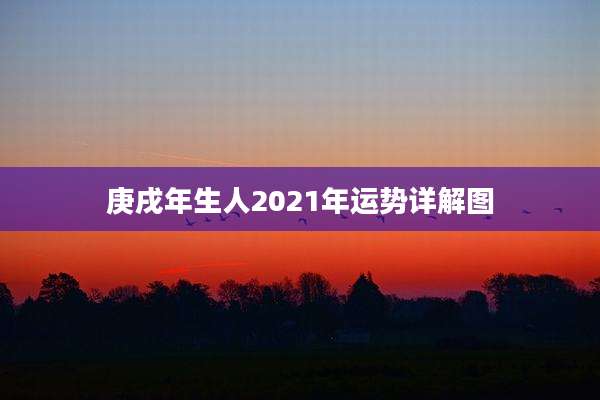 庚戌年生人2021年运势详解图