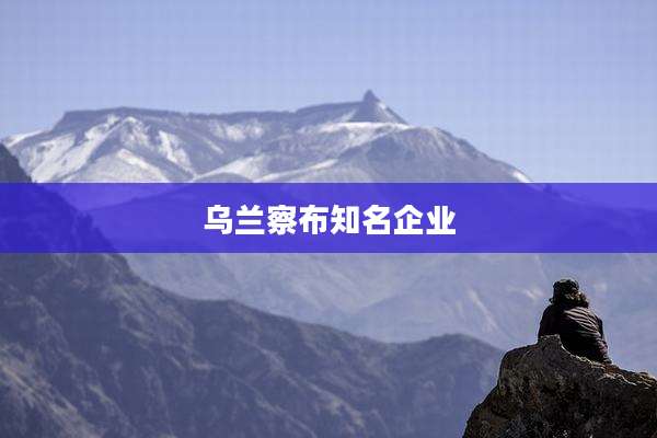 乌兰察布知名企业