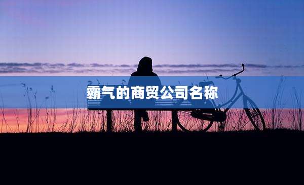 霸气的商贸公司名称
