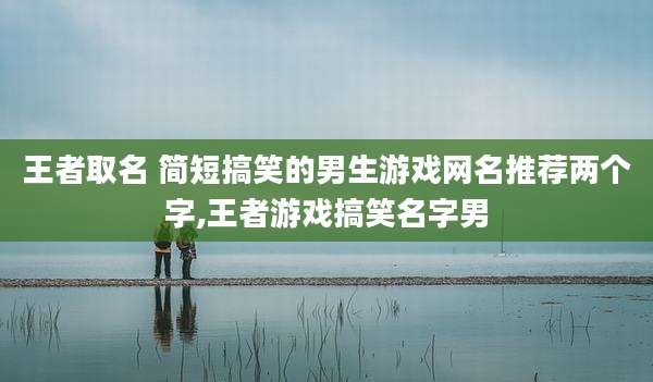 王者取名 简短搞笑的男生游戏网名推荐两个字,王者游戏搞笑名字男