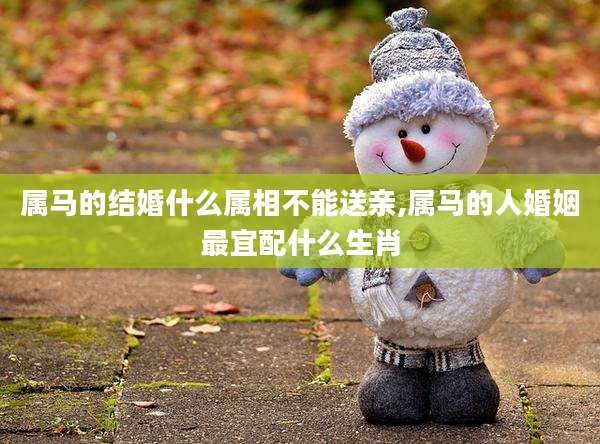 属马的结婚什么属相不能送亲,属马的人婚姻最宜配什么生肖