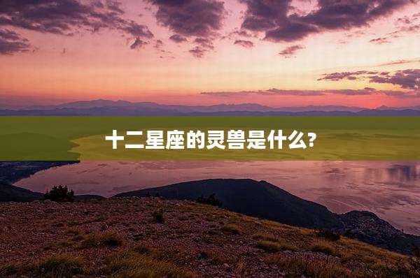 十二星座的灵兽是什么?