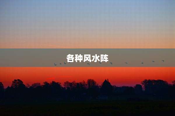 各种风水阵