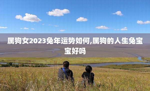 属狗女2023兔年运势如何,属狗的人生兔宝宝好吗