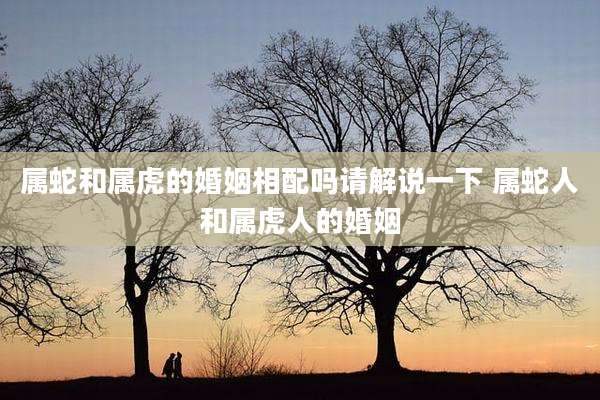 属蛇和属虎的婚姻相配吗请解说一下 属蛇人和属虎人的婚姻