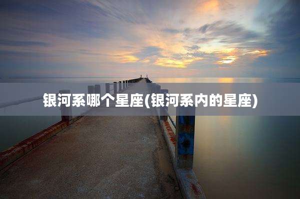 银河系哪个星座(银河系内的星座)