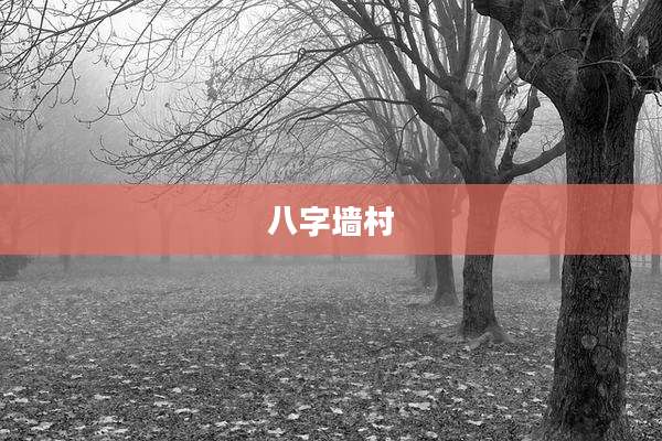 八字墙村
