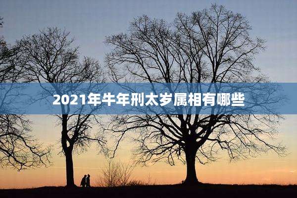 2021年牛年刑太岁属相有哪些