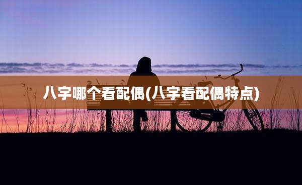 八字哪个看配偶(八字看配偶特点)
