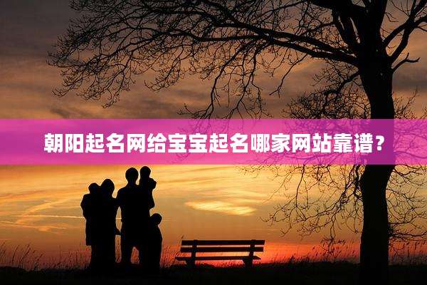 朝阳起名网给宝宝起名哪家网站靠谱？