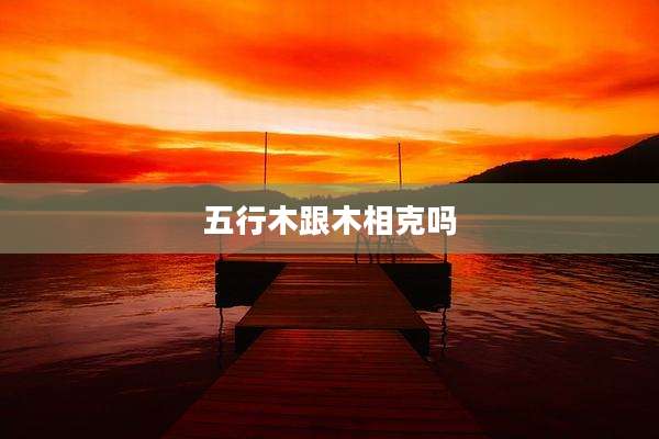 五行木跟木相克吗
