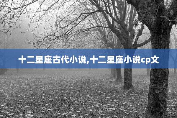 十二星座古代小说,十二星座小说cp文
