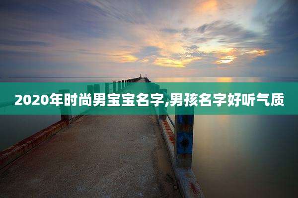 2020年时尚男宝宝名字,男孩名字好听气质