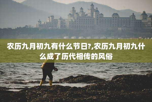 农历九月初九有什么节日?,农历九月初九什么成了历代相传的风俗