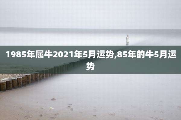 1985年属牛2021年5月运势,85年的牛5月运势