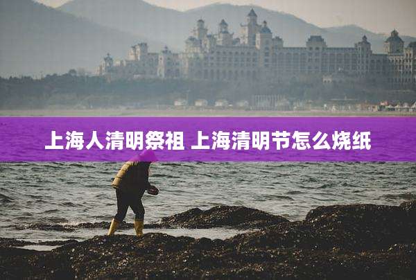 上海人清明祭祖 上海清明节怎么烧纸
