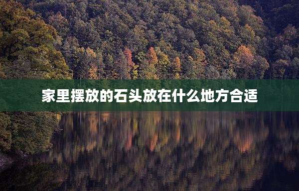 家里摆放的石头放在什么地方合适