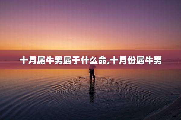 十月属牛男属于什么命,十月份属牛男