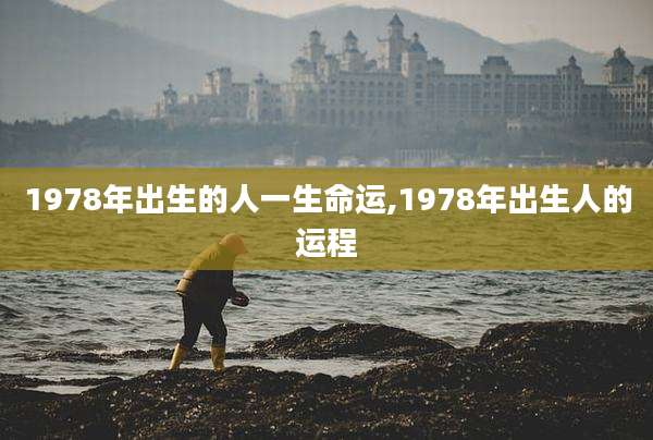 1978年出生的人一生命运,1978年出生人的运程