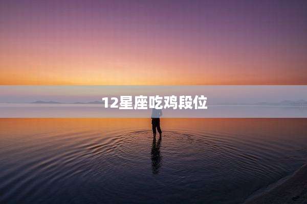 12星座吃鸡段位