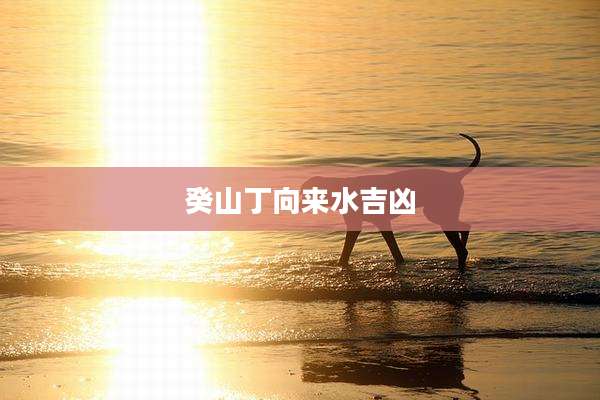 癸山丁向来水吉凶