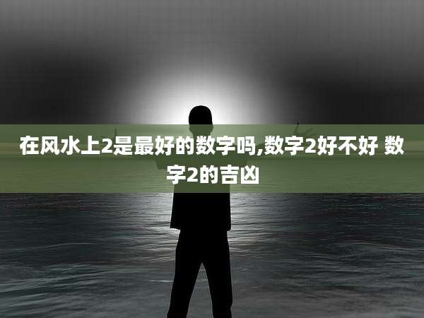 在风水上2是最好的数字吗,数字2好不好 数字2的吉凶