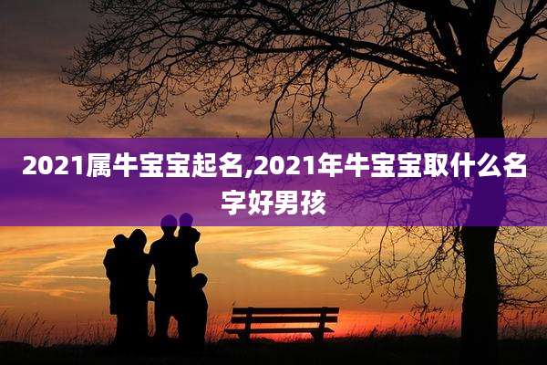 2021属牛宝宝起名,2021年牛宝宝取什么名字好男孩