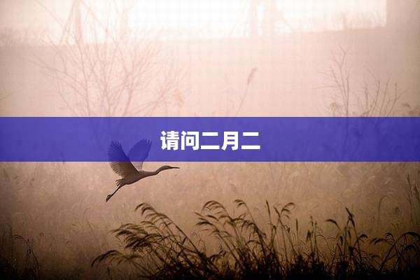 请问二月二