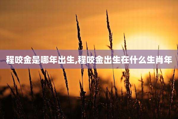 程咬金是哪年出生,程咬金出生在什么生肖年