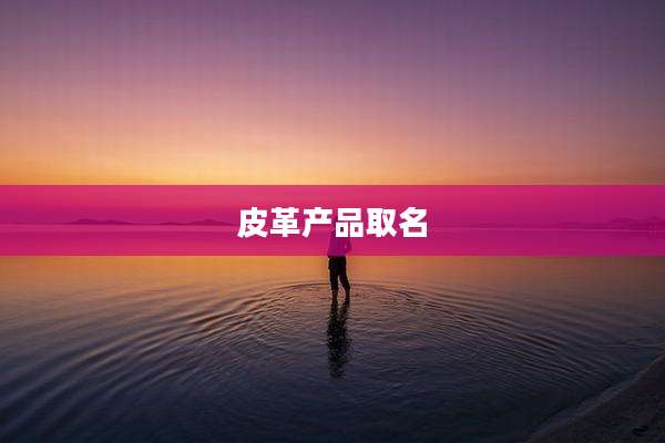 皮革产品取名