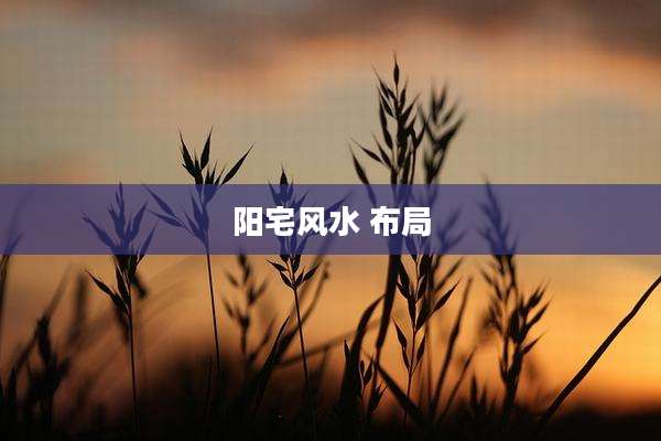 阳宅风水 布局