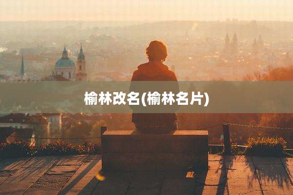榆林改名(榆林名片)