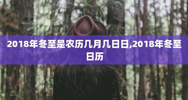2018年冬至是农历几月几日日,2018年冬至日历