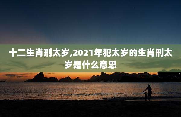 十二生肖刑太岁,2021年犯太岁的生肖刑太岁是什么意思