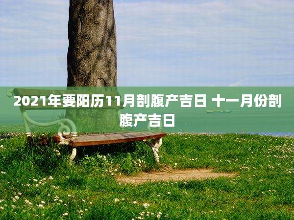2021年要阳历11月剖腹产吉日 十一月份剖腹产吉日