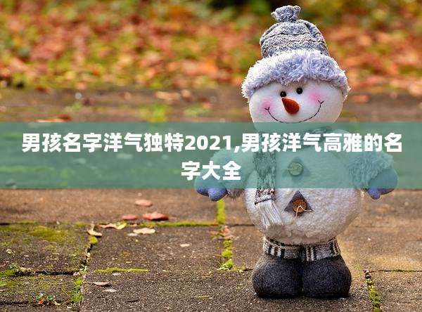 男孩名字洋气独特2021,男孩洋气高雅的名字大全
