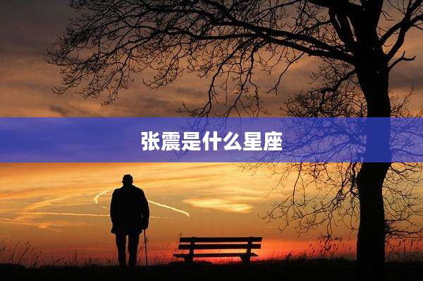 张震是什么星座