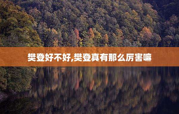 樊登好不好,樊登真有那么厉害嘛