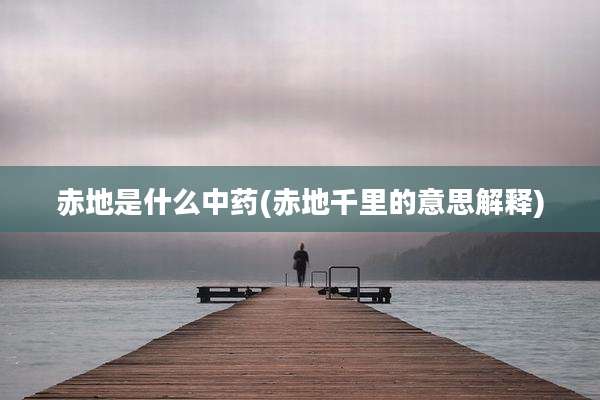 赤地是什么中药(赤地千里的意思解释)
