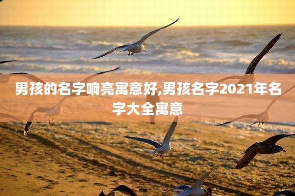 男孩的名字响亮寓意好,男孩名字2021年名字大全寓意