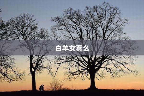 白羊女蠢么