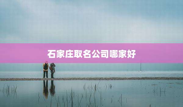 石家庄取名公司哪家好